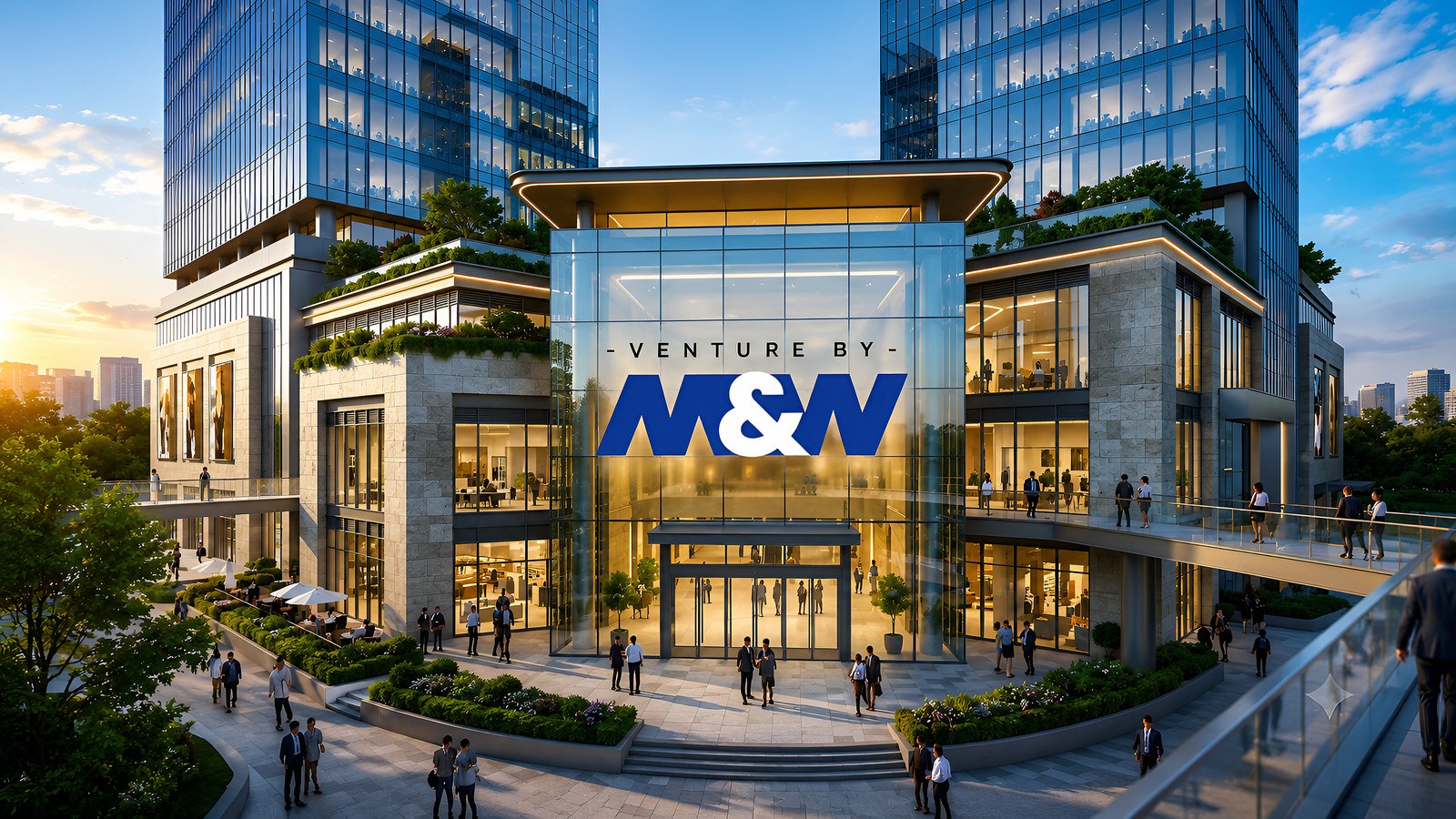 M&W Group commercial landmark — Hero Backdrop